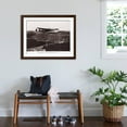 thumbnail image 3 of Art.com Boeing B-314 over San Francisco Bay, California 1939 Art Print by Clyde Sunderland, Brown Frame Wall Art, 40" x 32", 3 of 5