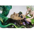 thumbnail image 6 of Ebros Amy Brown Elf Earth Fairy With Green Dragon Playing Chess Statue 7"H, 6 of 6