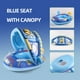 thumbnail image 4 of Anillos De Natación Aro salvavidas de PVC suave con parasol conveniente para las vacaciones de verano (azul) Sywqhk Para Estrenar, 4 of 5