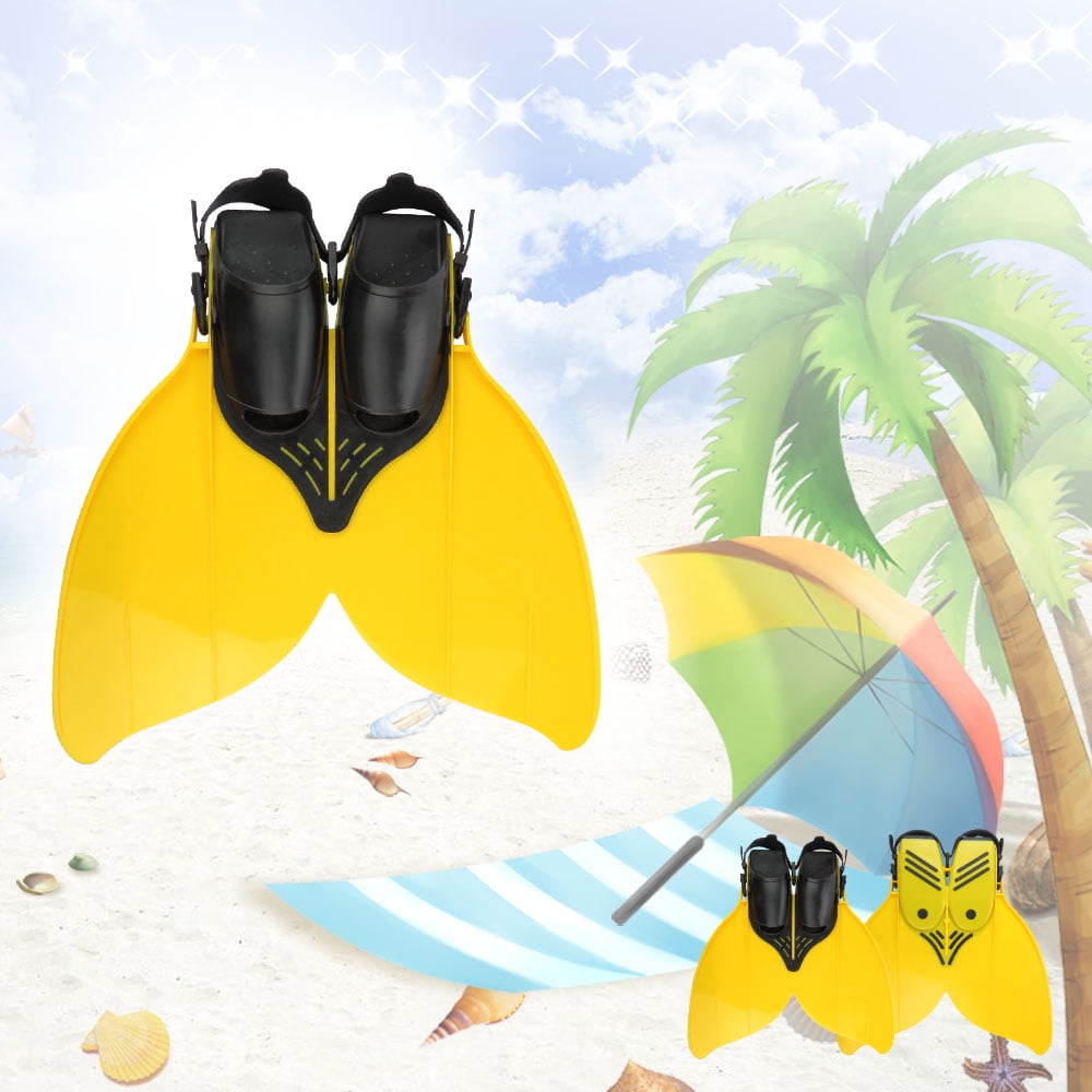 CoastaCloud Youths Children Kids Teens Adjustable Strap Flippers Mermaid Tail Mono Swimming Fin Flippers Diving... by CoastaCloud