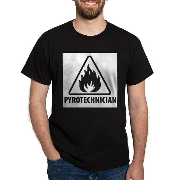 CafePress - Pyrotech1_Front T Shirt - Men's Classic Graphic Cotton T-Shirt