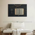 thumbnail image 2 of Elephant Stock Bible Wall Art - Horizontal Canvas Wall Art - Living Room Wall Decor - Religion And Spirituality Canvas - Gray And Beige Decor - 39" x 26", 2 of 8