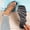 Black, variant on Women's Rhinestone Strap Block Heel Sandals, Square Toe Crystal Slide Mules for Summer Party & Casual Wear Black 8.5(41)