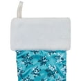 thumbnail image 3 of Northlight 20.5" Ice Palace Blue Sequin Snowflake Christmas Stocking with White Faux Fur Cuff, 3 of 6