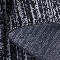 thumbnail image 5 of SAFAVIEH Mila Mellony Distressed Polyester Area Rug, Black/Ivory, 8' x 10', 5 of 10