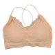 thumbnail image 5 of Sujetadores cómodos Salvador bralette con tirantes finos para mujer Almohadillas extraíbles Top Básico Escote en V, 5 of 10