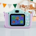 thumbnail image 3 of Vivitar Kidzcam Camera for Kids, Rainbow Camera with 1080p Video and Games, Purple, 3 of 18