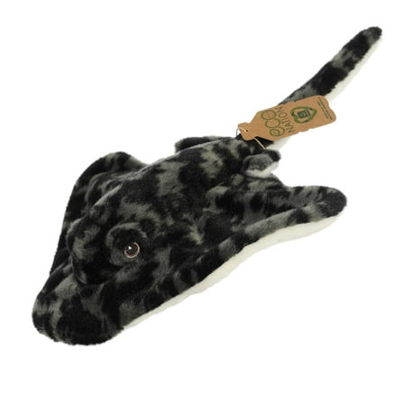 Aurora - Medium Black Eco Nation - 17.5" Stingray - Responsibly Made Stuffed Animal
