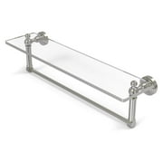 Waverly Place 16" Glass Vanity Shelf with Integrated Towel Bar (Build to Order)