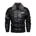 thumbnail image 1 of Traje de carreras de motocicleta, chaqueta de ciclismo al aire libre, chaqueta de cuero con solapa de estilo europeo y americano, primavera y otoño, 1 of 5