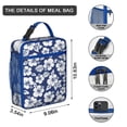 thumbnail image 3 of Wildflower Insulated Lunch Bag Box Teen Reusable Lunch Tote Bag with Front Pocket Cooler Tote Bag Picnic Beach, 3 of 6