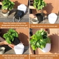thumbnail image 3 of Auto Self Watering Hanging Plastic Flower Pot Layers Gardening Wall, 3 of 10