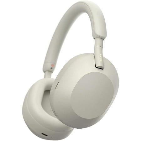 Restored Sony WH-1000XM5 Wireless Industry Leading Noise Canceling Headphones, Silver (Refurbished)