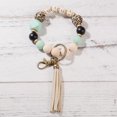 thumbnail image 1 of MAMA Bracelet Keychain New Leopard Print Silicone Bead Keychain Fashion Bag Pendant 2022 New Fashion Mother Day Gift Pendant Gao Jinjia LED, 1 of 2