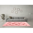 thumbnail image 3 of Ahgly Company Indoor Square Solid Red Modern Area Rugs, 4' Square, 3 of 4