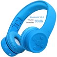 thumbnail image 2 of Auriculares PARA Niños Bluetooth Yusonic Con 15 Horas de Reproducción Y Puerto de compartición Con micrófono PARA TABLETAS Y laptops Azul 2, 2 of 3