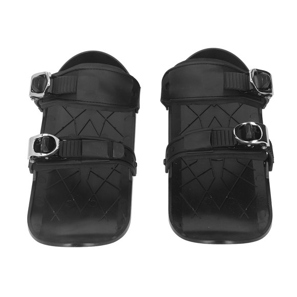 Mini Ski Skates, Adjustable Binding Short Snow Skates Portable For Skiing Competitions