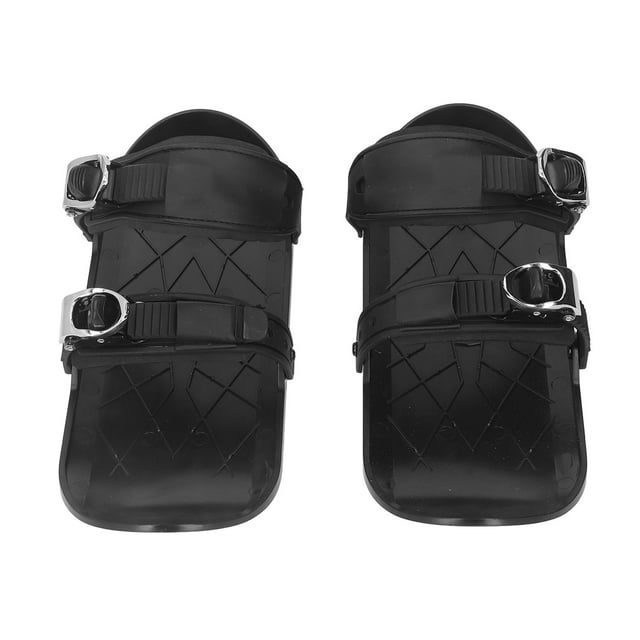 Mini Ski Skates, Short Snow Skates Adjustable Binding Metal Buckles For Adults For Winter Sports