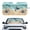 Beach Turtle Seashell Print, variant on XYZCANDO Car Windshield Sun Shade with Beach Turtle Seascape, Foldable Auto Sun Blocker for Easy Storage and Summer Heat Protection