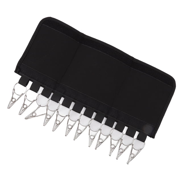 Colgador Para Sombreros ANGGREK 12 Clips de Acero Inoxidable Organizador Ligero Plegable