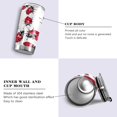 thumbnail image 2 of GZHJMY Ladybug Tumbler Stainless Steel Double Wall Vacuum Reusable Insulated Mug with Straw and Built-in Coaste for Cold and Hot Beverages, 12oz, 2 of 7