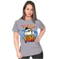 thumbnail image 4 of Airbrushed Tootsie Roll Pop Mascot Women's T Shirt Ladies Tee Brisco Brands S, 4 of 5