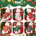 thumbnail image 3 of 6 Pieces Christmas Dog Clothes for Small Dogs, Soft and Breathable Pet Shirt, Winter Puppy Kitten Vest Printed Dogs Shirts, Christmas Snowman Santa Claus Reindeer Dog T-Shirts for Pet Cats, 3 of 6