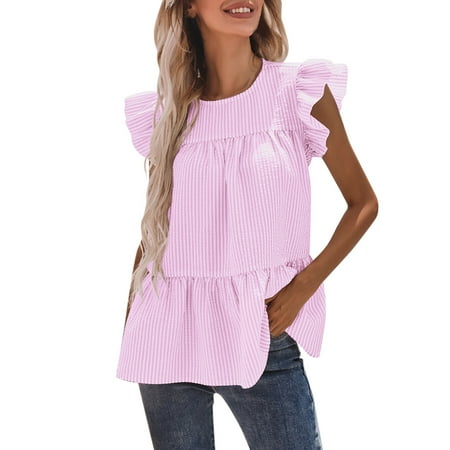 

Pianpianzi Kindness Shirts Women Large Scrub Women Sweater Tops Womens Top Casual V Neck Pleated Sleeve T Shirt Babydoll Loose Ruffle Top