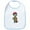 Sky Blue, variant on - Scary Zombie T Shirt - Cute Cotton Cloth Baby Bib, Toddler Bib