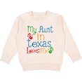 thumbnail image 2 of Inktastic My Aunt in Texas Loves Me Toddler Sweatshirt, 2 of 4