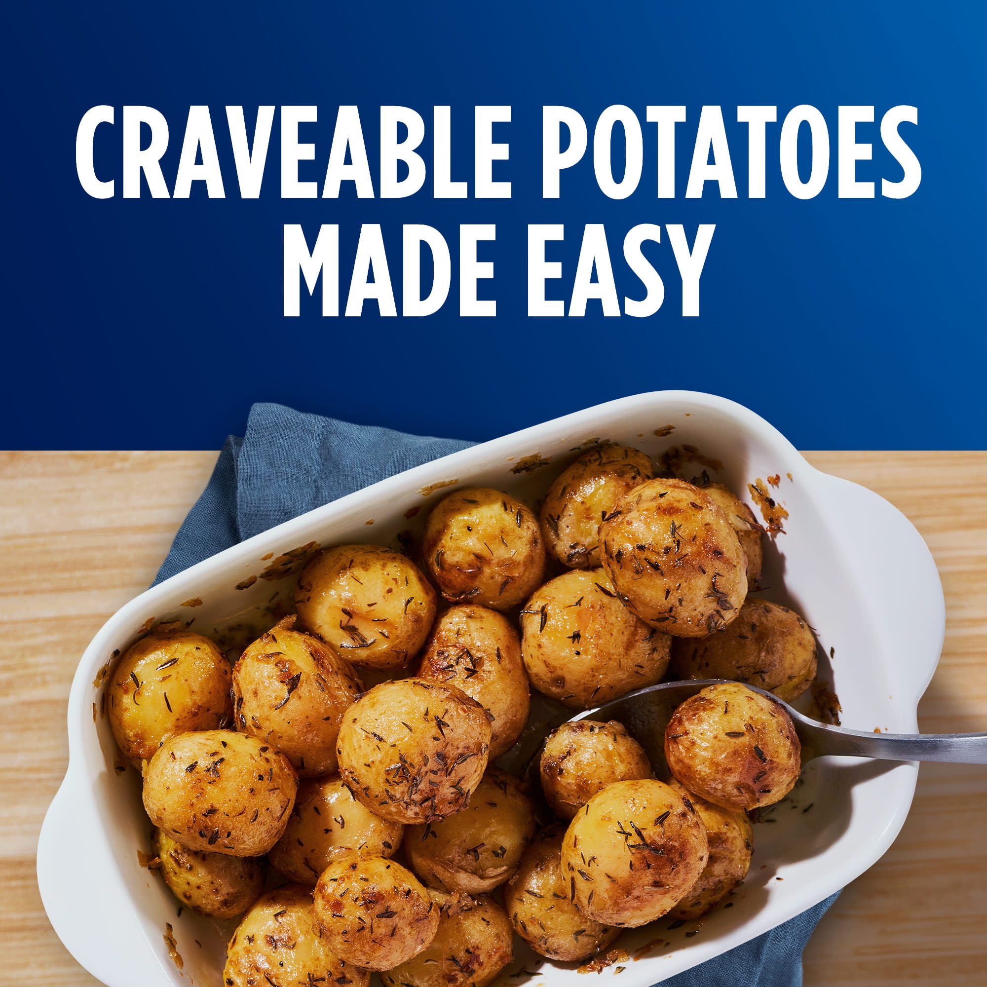 Birds Eye Garlic Herb Baby Potatoes, Frozen Side, 20.5 oz. Family Sized Bag