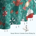 thumbnail image 6 of Green Christmas Baking Pattern Shower Curtain 36"x72" ,Bathroom Decorative Shower Curtains Set with 12 Hooks,Modern Waterproof Washable Shower Curtain, 6 of 6
