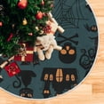 thumbnail image 5 of GZHJMY Halloween Christmas Tree Skirt Halloween Tree Skirt for Holiday Party Home Christmas Day Ornaments 36", 5 of 6