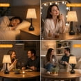 thumbnail image 7 of DAYBETTER Table Lamp for living room, Touch Control Bedside Lamp for Bedroom, 3-Way Dimmable, LED Bulb Included, for Living Room, Bedroom, 7 of 7