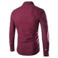 thumbnail image 6 of Men's Slim Fit Long Sleeve Casual Shirts for Outdoor Sports Daily Wear Comfortable and Stylish Pocket Design Mens T-Shirts Black 6 Pack Soft, 6 of 7