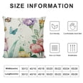 thumbnail image 5 of Nawypu  Spring Floral Pillow Covers  Tulip Lavender Daisy Butterfly Decorative Lumbar Pillowcases Holiday Cushion Cases for Sofa Couch Home Decorations, 5 of 5