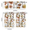 thumbnail image 6 of Fall Kitchen Curtains 36 Inch Short - 3 Panel Set, Autumn Harvest Print, Rod Pocket Window Treatment for Thanksgiving, Farmhouse, Cafe, Living Room - Machine Washable, 6 of 6