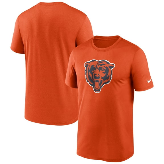 Men's Nike Orange Chicago Bears Primetime Legend Logo Performance T-Shirt
