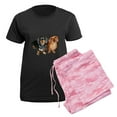 thumbnail image 5 of CafePress - Double Dachshund Dogs Women's Dark Pajamas - Women's Short Sleeve Print T-Shirt and Pants Dark Cotton Pajama Set, 5 of 7
