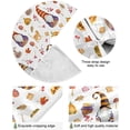 thumbnail image 2 of FMSHPON Halloween Cute GnomesPumpkins Leaves Xmas Christmas Tree Skirt Stand Mat for Holiday Party Decoration Indoor Outdoor 48 inches, 2 of 6