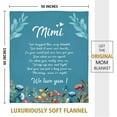 thumbnail image 6 of Mimi Gifts, Mimi Blanket with Florals Print, Birthday Gifts for Mimi, Mimi Gifts for Grandma on Mother''s Day, Flannel Throw Blankets 50" x 60", 6 of 6