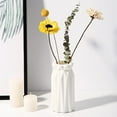 thumbnail image 7 of Flower Vase High Durability Geometric Design Smooth Edge Non-slip Base Shatterproof Eco-friendly Flower Container Table Vase Decoration Home Supplies, 7 of 7