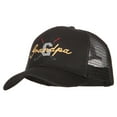 thumbnail image 2 of Golf Grandpa Embroidered Solid Cotton Mesh Pro Cap - Black OSFM, 2 of 5