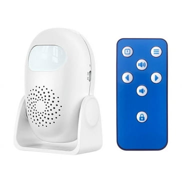 Portable Motion Sensor Alarm Entrance Alert Chime With 125dB Siren Sound And IR Remote