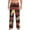 Black, variant on Lemon Print Pajama Pants for Men,Men’s Pajama Bottoms,Mens PJ Pants with Pockets & Button Fly-Large