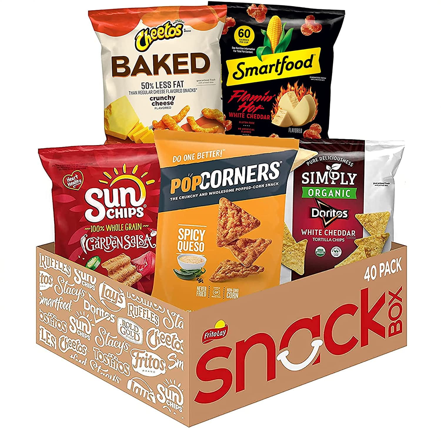 Frito-Lay Classic Mix Snack Variety Pack – 50 Count Assortment