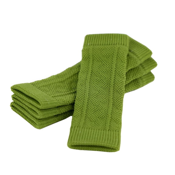 TELOLY Dog Elbow Protector, 4Pcs Knitted Socks for Dog Legs, Leg Warmer Wraps, Wrap Protectors, Leg Support, Elbow Support Wrap, Pet Elbow Protective Sleeve