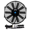 thumbnail image 1 of Amdohai CF002A-BK 12 inch 80W 12V Universal Car Slim Reversible Electric Radiator Cooling Fan Push Pull with Mounting Kit, 1 of 5