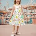 thumbnail image 1 of LOVZFMLL Jupe Débardeur d'Été pour Filles Style Occidental Jupe Princesse Robe Brodée Ajourée pour Filles Été, 1 of 7