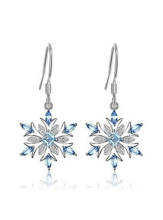 Dangle Snowflake Earrings